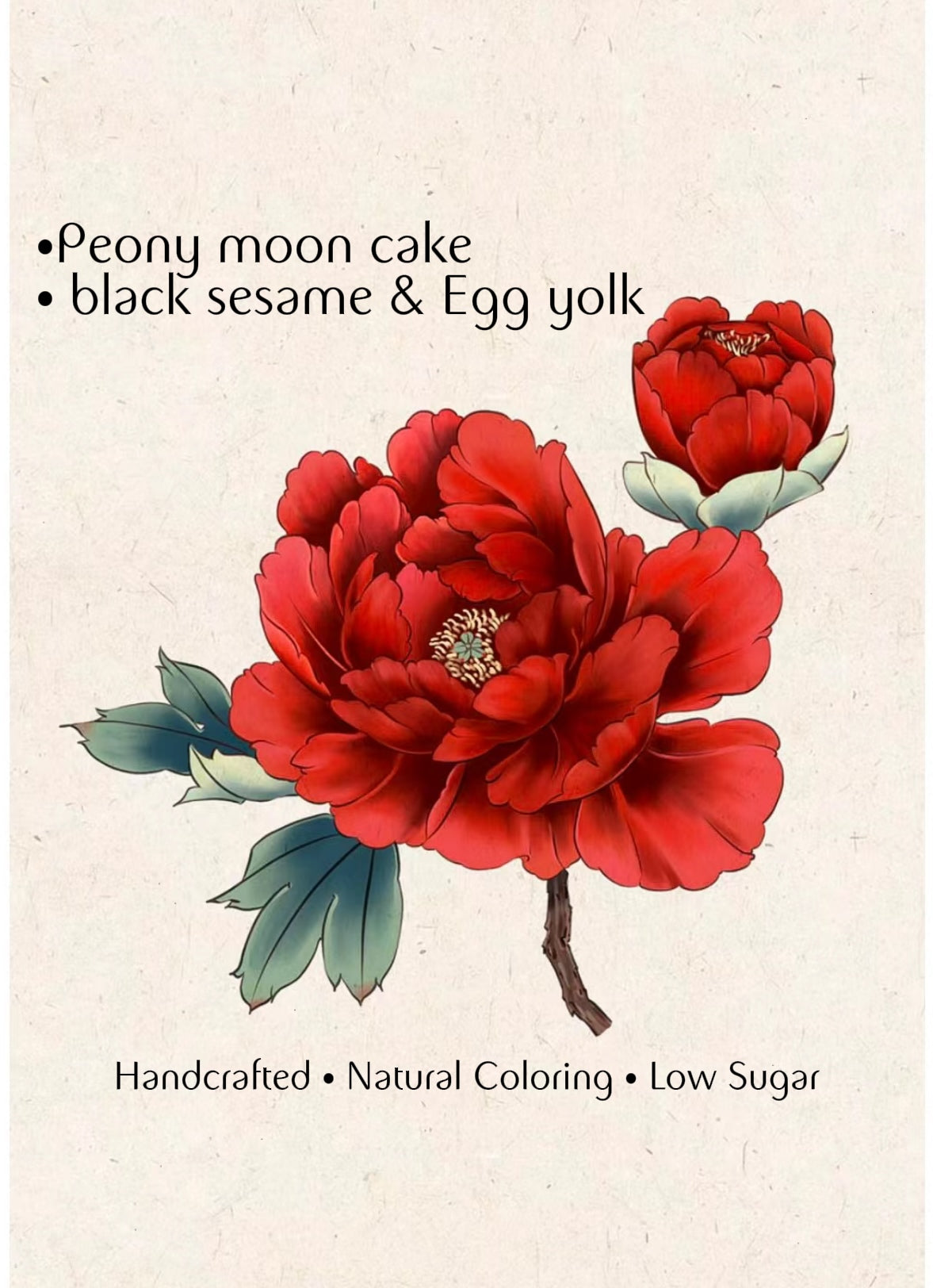 Red Peony Cake